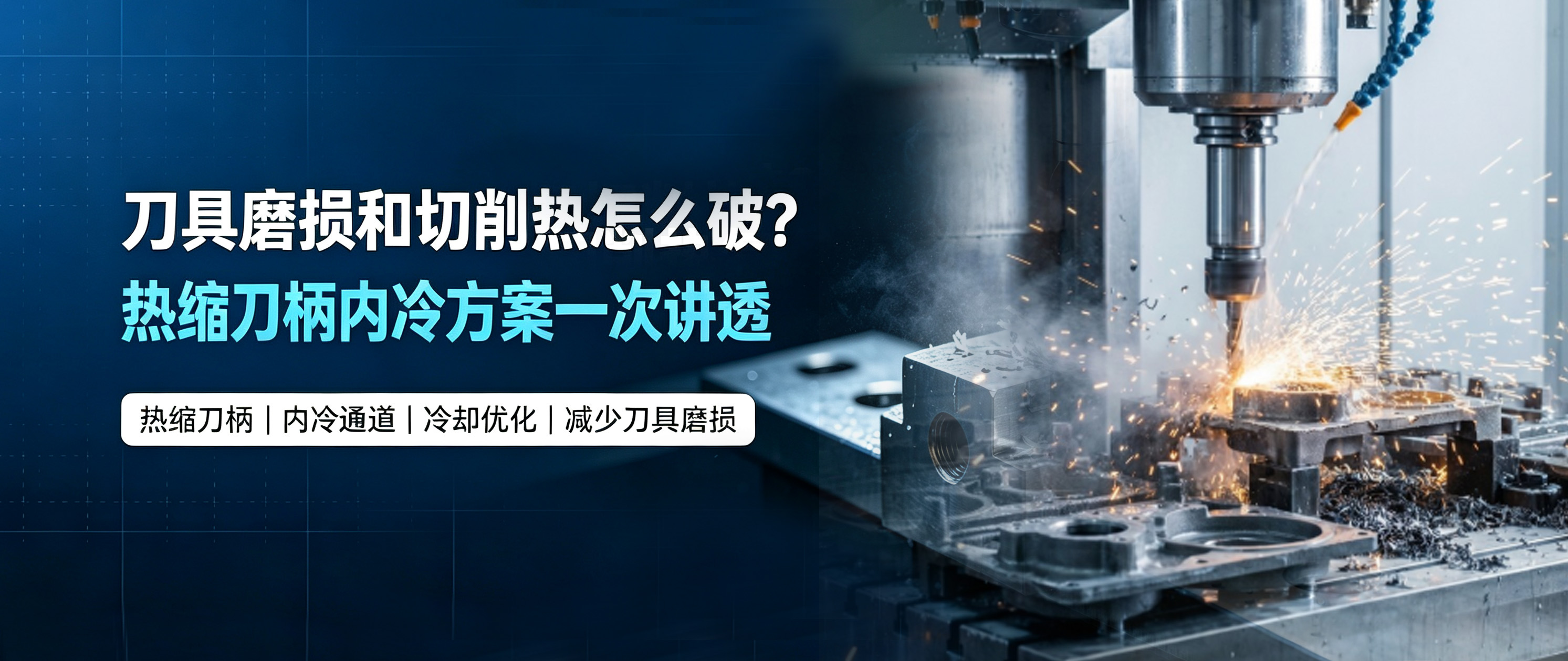 刀具磨损和切削热怎么破？热缩刀柄内冷方案一次讲透
